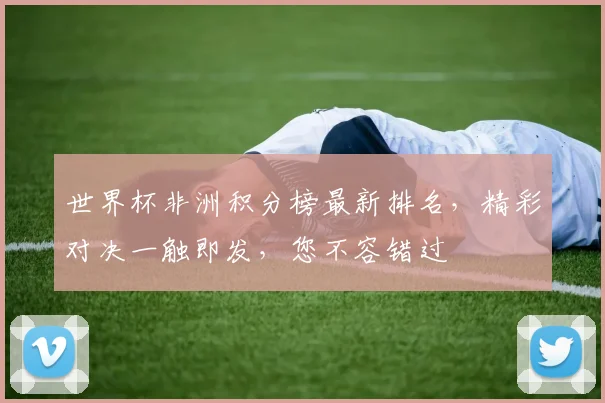 世界杯非洲积分榜最新排名，精彩对决一触即发，您不容错过